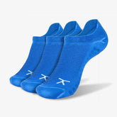 AdaptSoc Pro No Show 3-Pack - Spark Blue