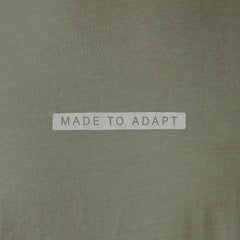 Short Sleeve Graphic Crew Neck - Washed Olive