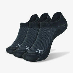 AdaptSoc Pro No Show 3-Pack - Black