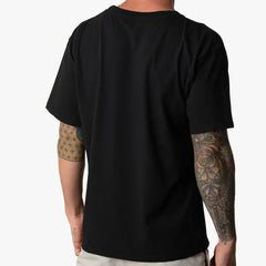 Short Sleeve Graphic Crew Neck - Midnight Black